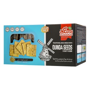 نان بیسکوئیت سنتی کاک حاوی دانه کینوا اورنگ 310 گرم